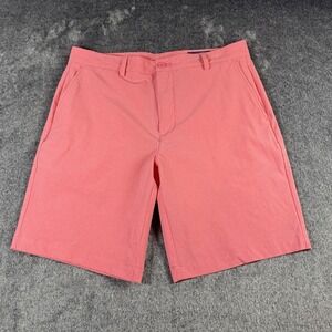Vineyard Vines‎ Mens Size 35 Pink Performance Breaker Shorts Stretch Fabric Golf